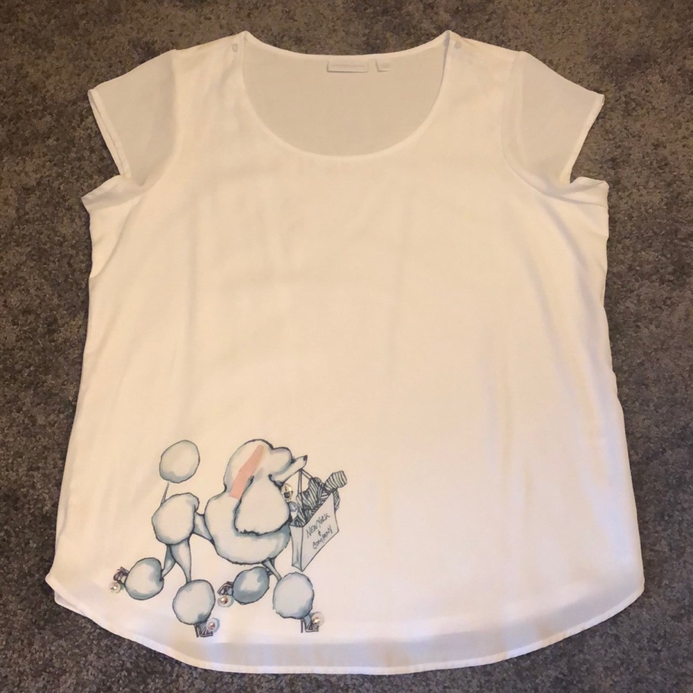 ADORABLE NY&Co. Poodle top 🐩💗🐩